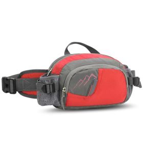 Outdoor Sports Waist Pack for Women and Men (Color: Red)