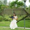 600lbs Load 2 Persons Hammock with Mosquito Net Outdoor Hiking Camping Hommock Portable Nylon Swing Hanging Bed