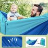 1pc Outdoor Camping Hammock; Portable Nylon Parachute Hammock 106*55in